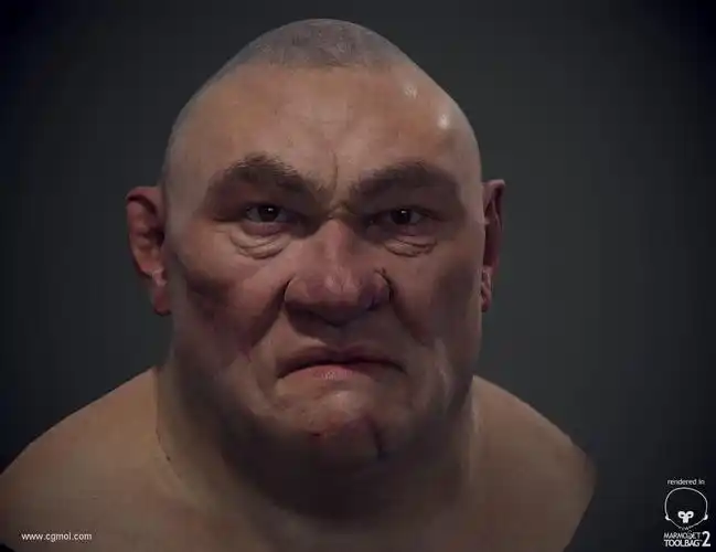 凶悍的中年男人