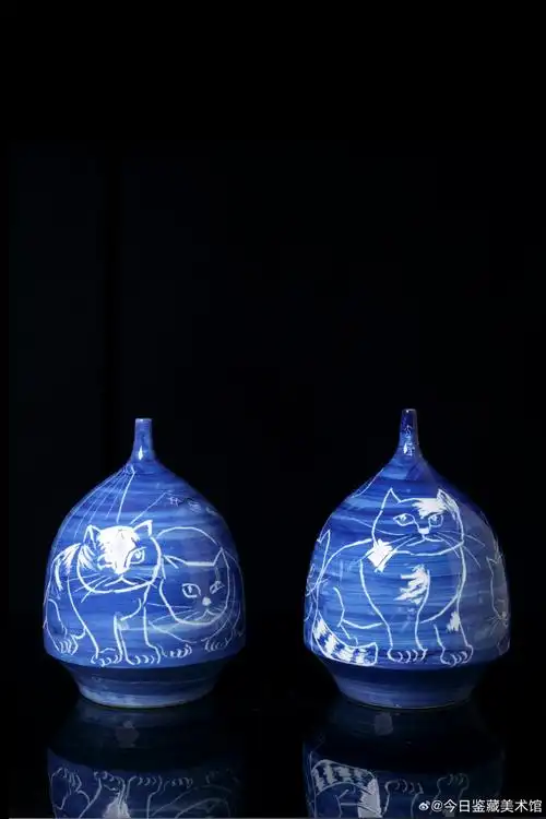 云逸堂青花瓷瓶,孙一格作品欣赏