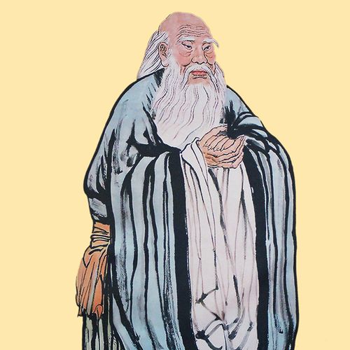 老子天下常以无事画像挂画骑牛紫气东来出关卷轴国画