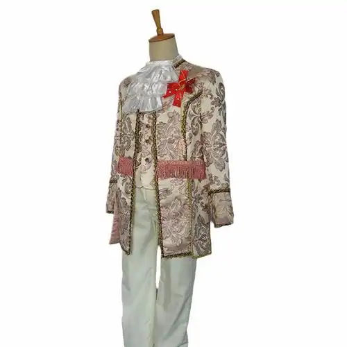 新款花色西方欧洲男宫廷服装欧式王子罗密欧舞台演出服礼服出租