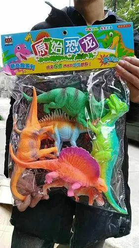 批发大号恐龙世界原始恐龙搪塑软胶恐龙玩具十元店地摊超市精品店