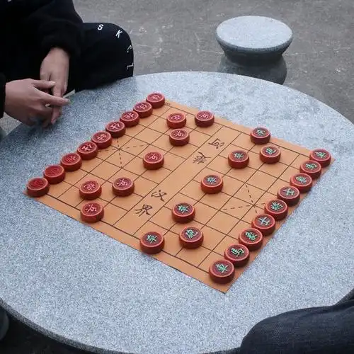 红木象棋红花梨皮盒木中国象棋大号迈高登成人老人送礼皮革棋盘