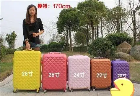20寸和24寸行李箱体积差多少?有两倍吗?