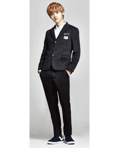 求exo鹿晗的超帅西装全身照