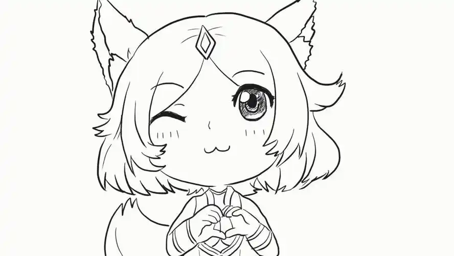 王者荣耀妲己简笔画