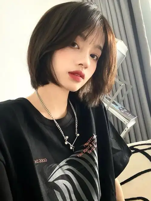 假发女短发夏季短款波波头网红空气刘海韩系自然仿真假发套全头套