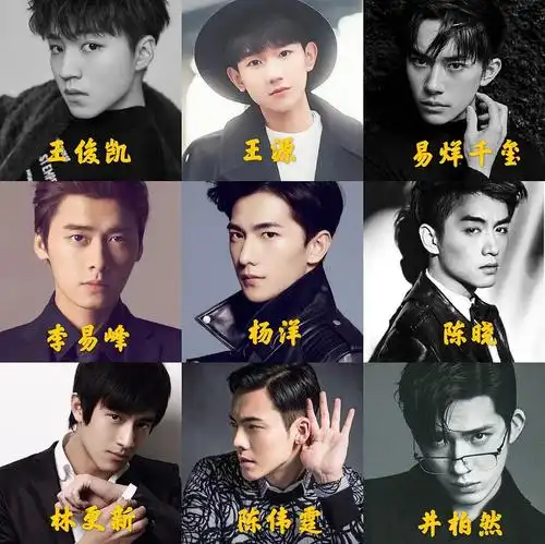 来给8500的男明星颜值打分