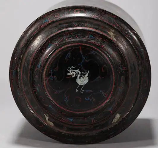 lacquerwareaccessorycontainerfromhan汉代漆器首饰盒