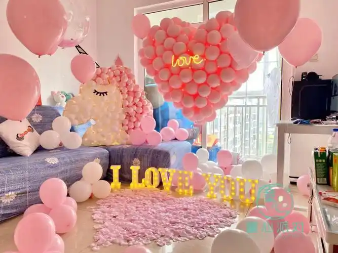 家庭生日布置  #四川巴中  #气球派对  #气球布置  生日布置家生活