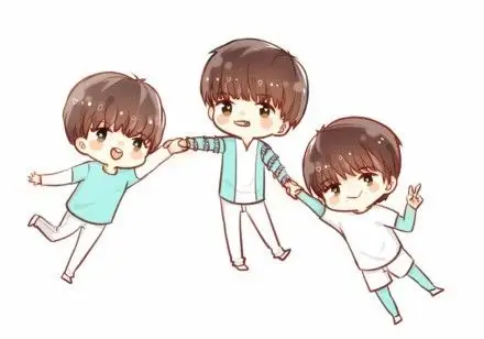 tfboys漫画版萌萌哒 四叶草来欣赏