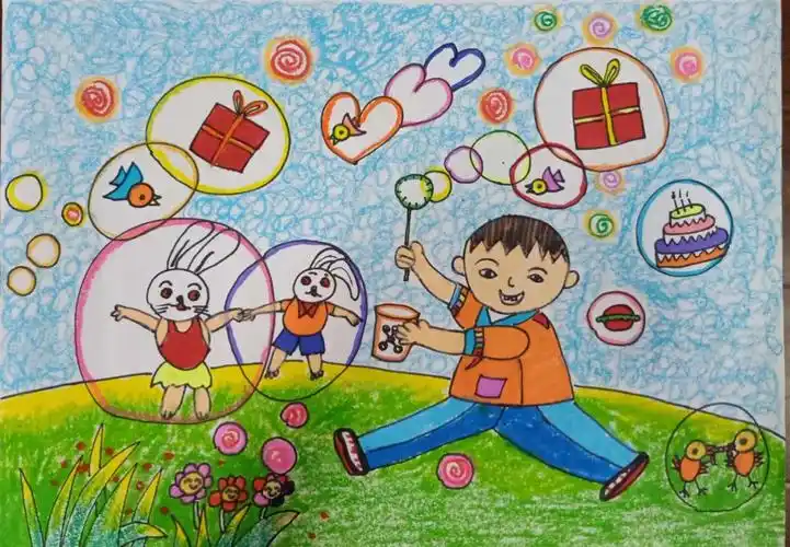 琼海市第一小学·2019年元旦·一,二年级绘画优秀作品展