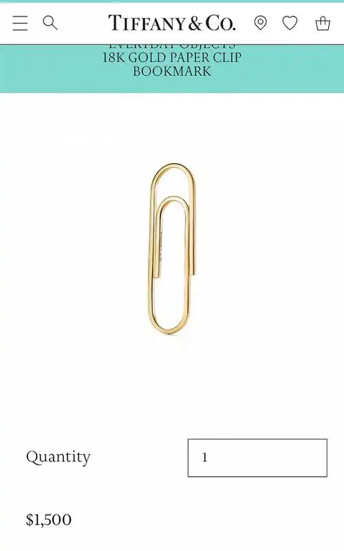 tiffany的回形针凭什么卖这么贵