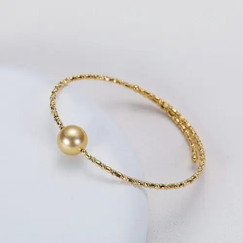 [tv商品]安妮高贵梦幻18k金珍珠手镯