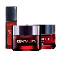 lorealparis巴黎欧莱雅复颜光学x3波色因滋润系列日霜50ml晚霜50ml