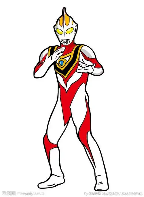 一幅送给弟弟的奥特曼画.怎么画?