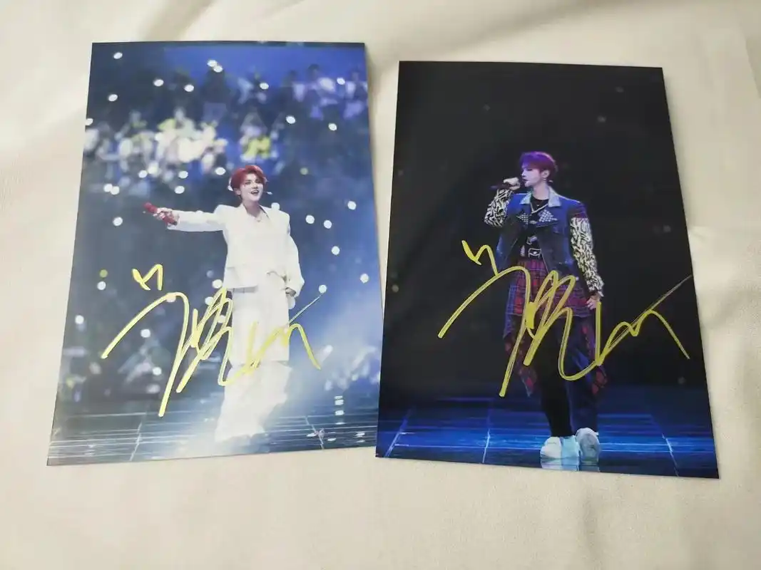 鹿晗签名照.鹿晗签名照京东发货包邮#亲签 #鹿晗 - 抖音