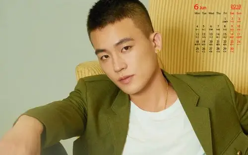 2018年6月欧豪帅气写真图片日历壁纸