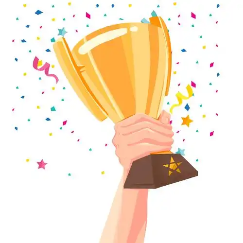 简约卡通颁奖表情包gif动态图