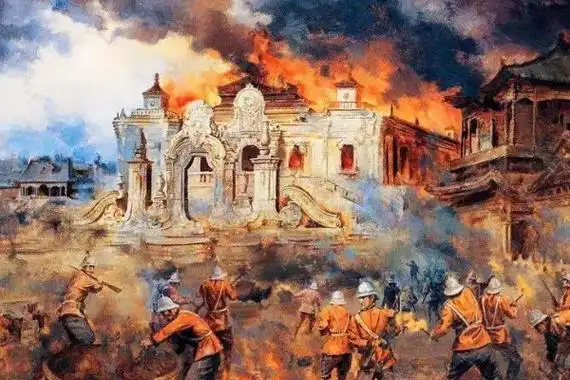 1860年12月25日英法联军火烧圆明园世界文明史上罕见的暴行近代历史