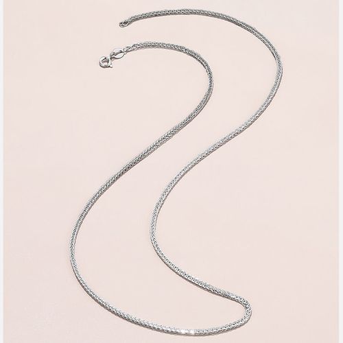 肖邦链925银项链女纯银托帕石榴石紫水晶黄水晶彩色宝石吊坠配链