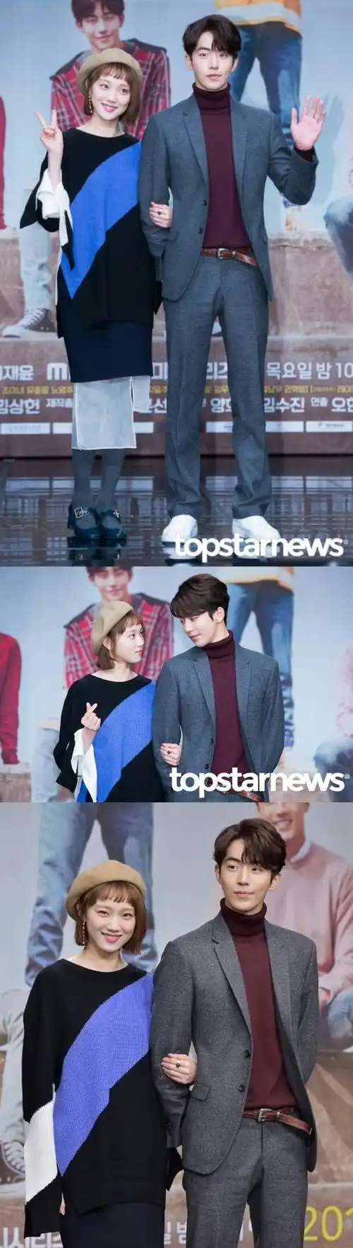 戏外也搭配过多次情侣档的 李圣经&南柱赫 真是一脸般配,一起成长蜕变