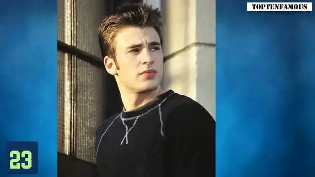 胸肌越来越大的美国队长克里斯埃文斯8岁到36岁的影像