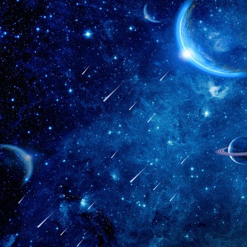 新款星空宇宙太空儿童摄影背景布影楼家用室内小红书自拍写真布