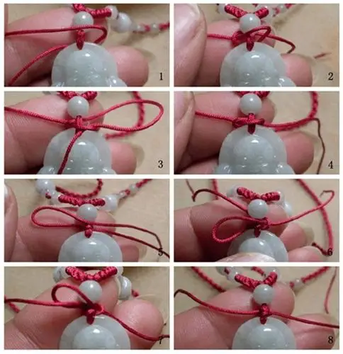 用红绳怎么绑观音吊坠