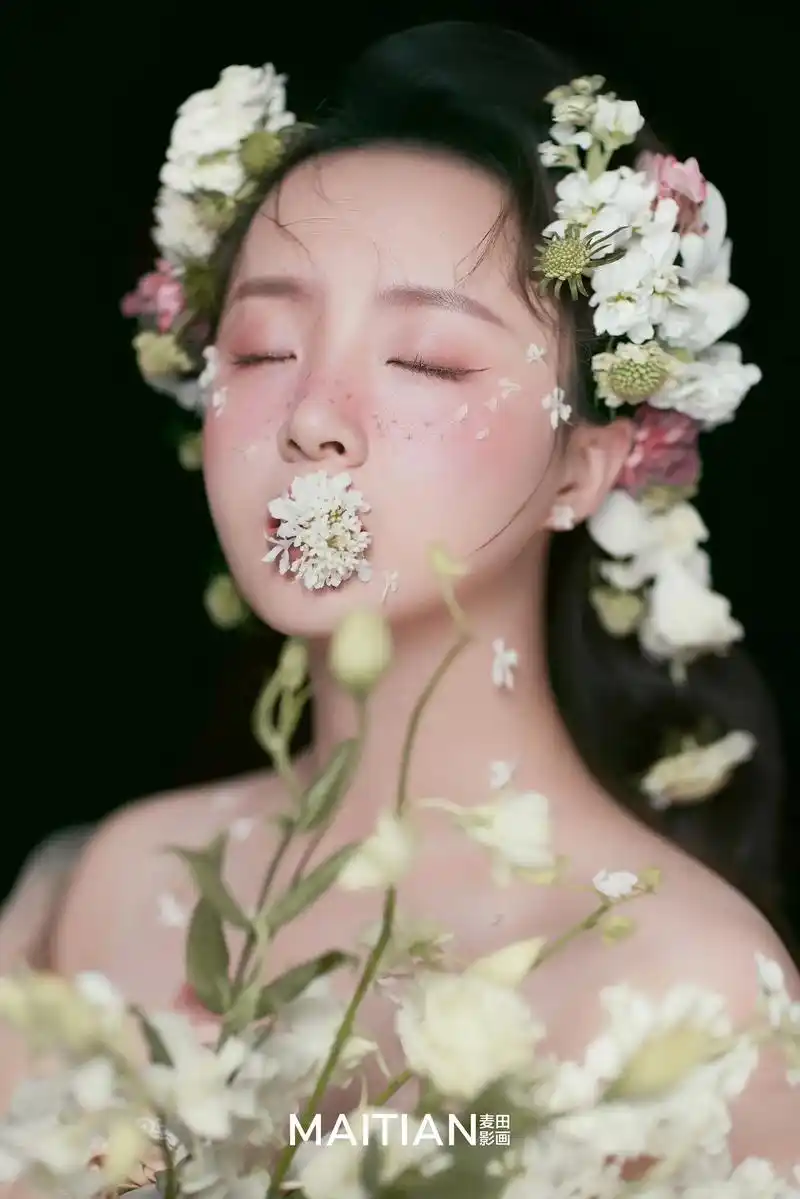 森系鲜花新娘造型～元气满满仙女本仙
