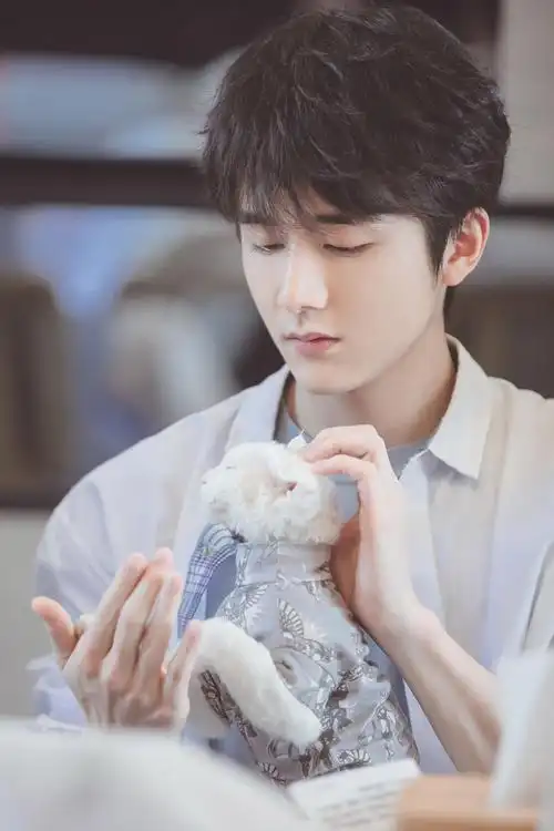 张新成蓝色衬衫搭银丝眼镜清爽帅气 怀抱吉他少年感满满_娱乐频道