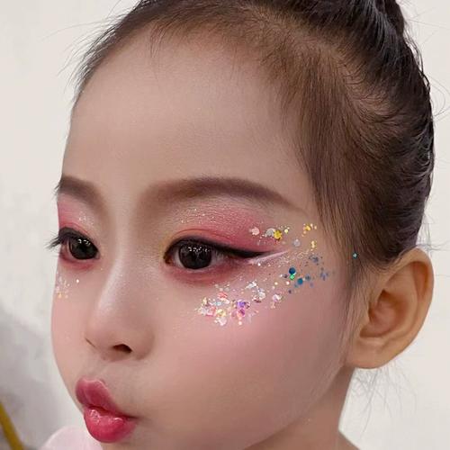 舞台表演亮片眼妆脸部头发闪片闪粉眼影自拍写真免胶水新娘贴片