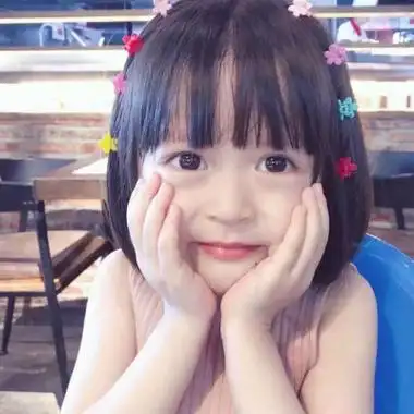 可爱小孩头像女生萌萌哒呆萌女孩真人图片大全