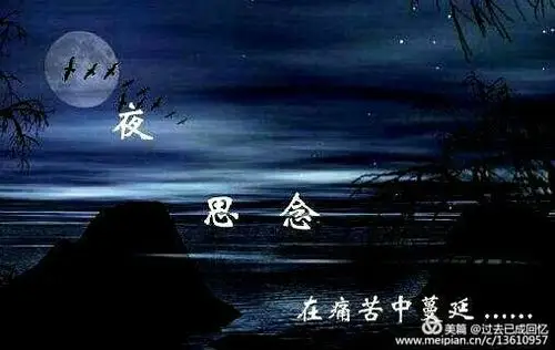 思念一个人,好痛