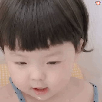 萌娃丸子妹表情包动图