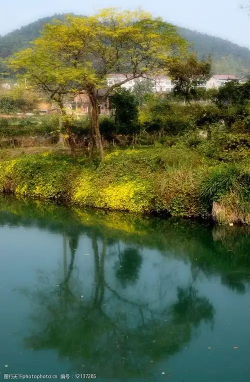 关键词:涟水河畔人家 涟水 房屋 梯田 山水 树木 绿色植物 风光摄影