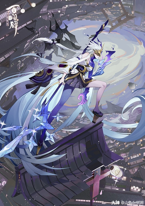 百闻牌原画】泷夜叉姬_阴阳师:百闻牌 | 大神