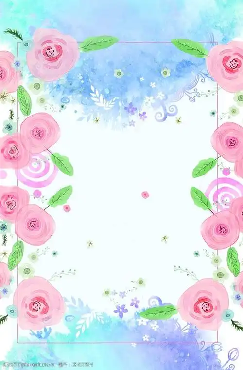 电商海报小清新背景