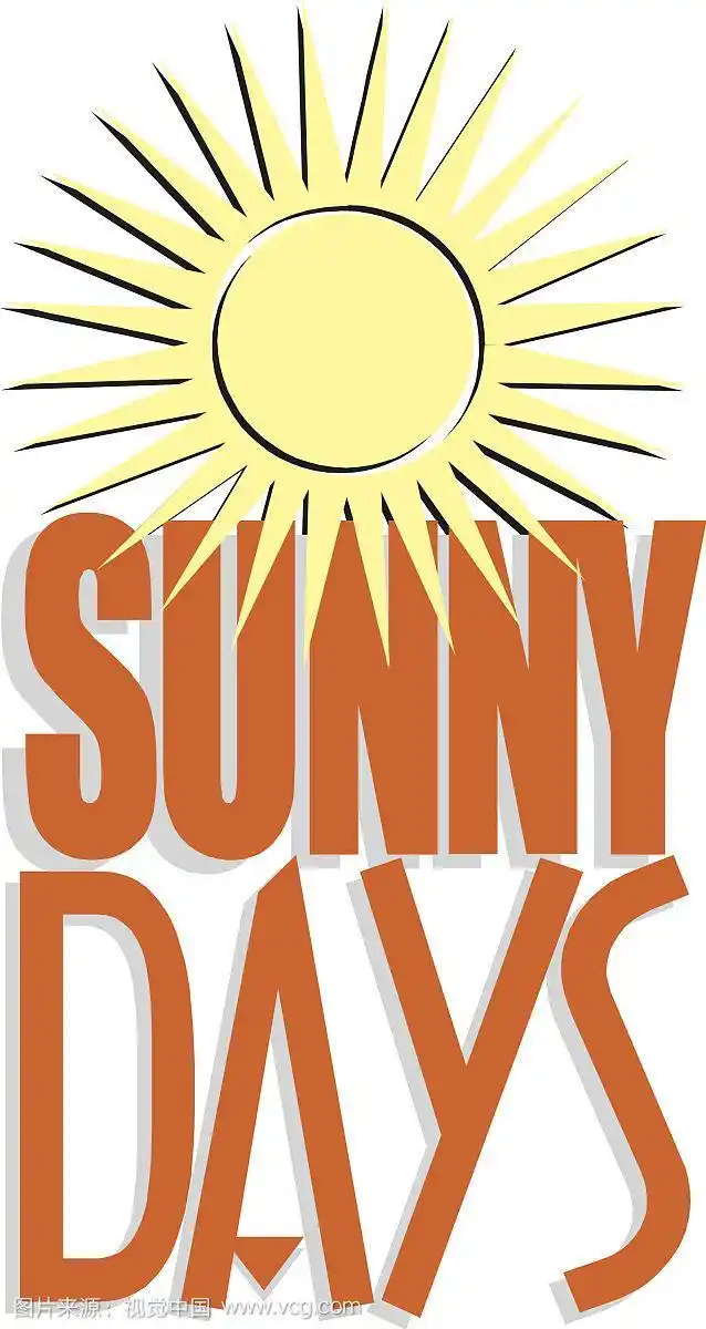 sunny days横幅设计