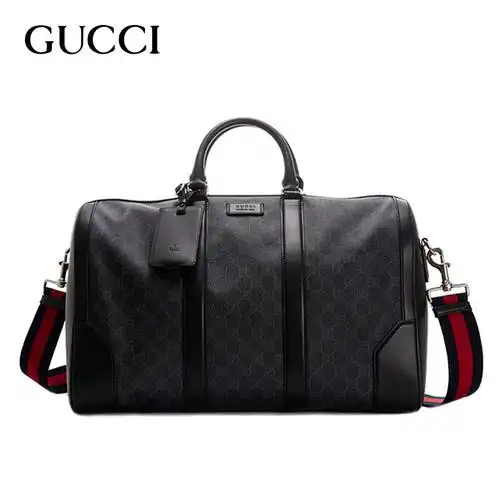 gucci古驰男包gucci男士gg贴画随身行李包单肩手提包474131k5ian1095