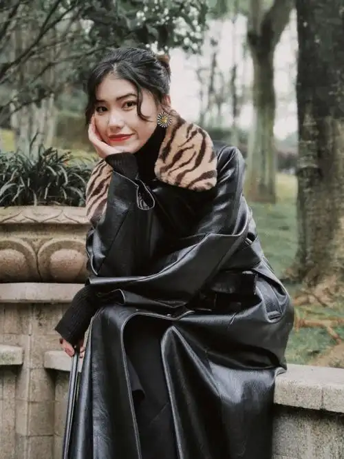 你可以永远相信皮衣的大姐大魅力7590s穿搭