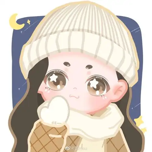 迪丽热巴乔晶晶q版的可爱不