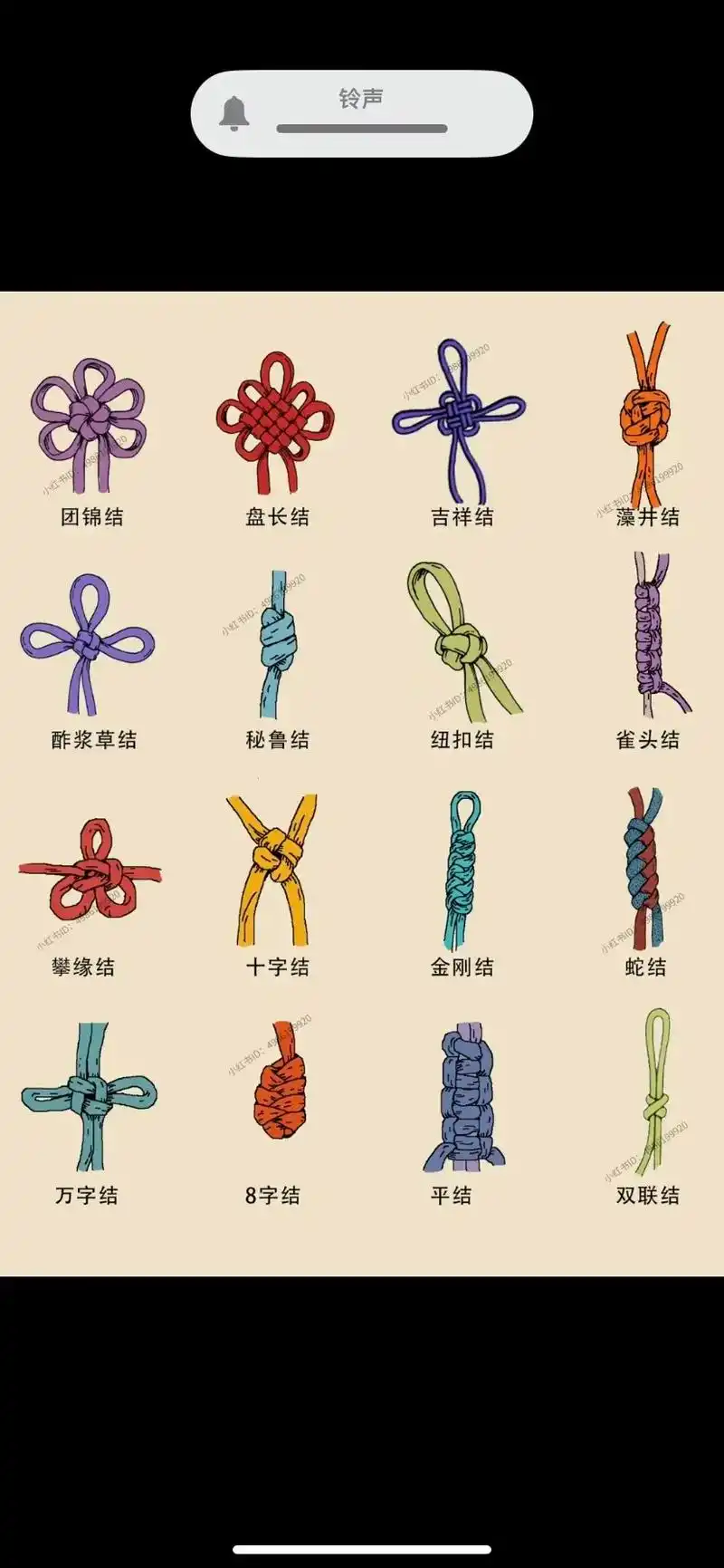 1,取一根线绳,对折. 5.将右边的环向左拉出 6.将 - 抖音