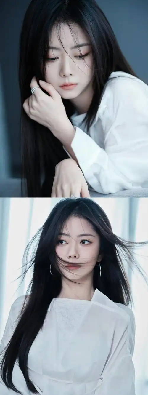 谭松韵回归长发##你比星光美丽