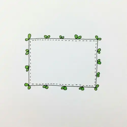 手帐边框@听美南子讲故事