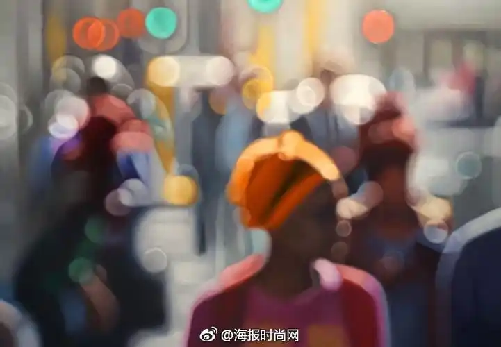 画家philip barlow用油画描绘了近视眼中的模糊世界
