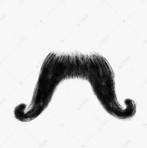 欧美胡子造型八字胡素材图片免费下载-千库网