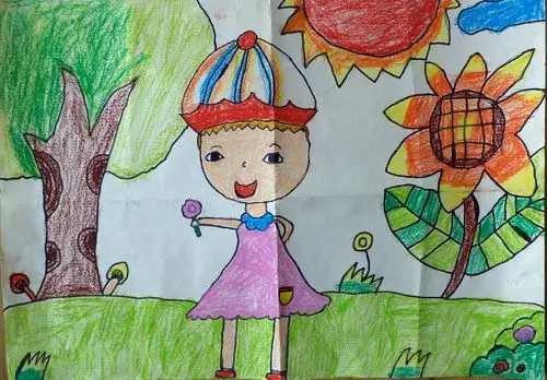 王沁妍 儿童画 6岁 推荐人 董素梅