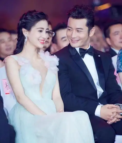 离婚一年后,杨颖和黄晓明顶峰相见