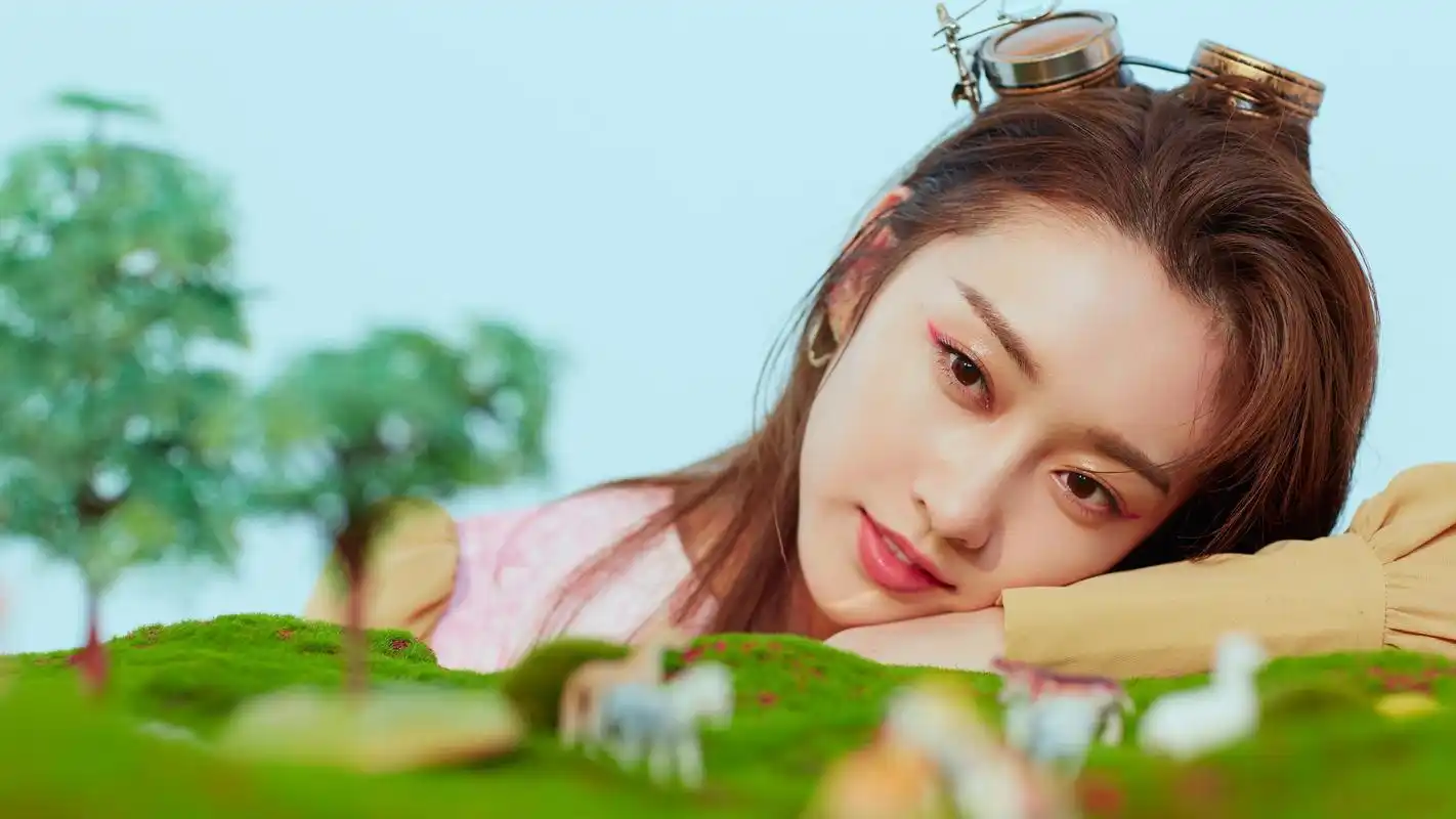 清新,甜美,宣璐在迪士尼的俏皮可爱写真照片