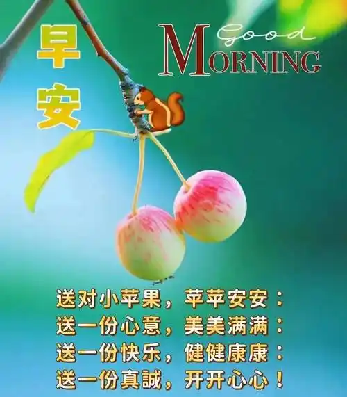 9张冬天清晨创意唯美亲人朋友早上好祝福语图片大全 冬日清晨友谊早安